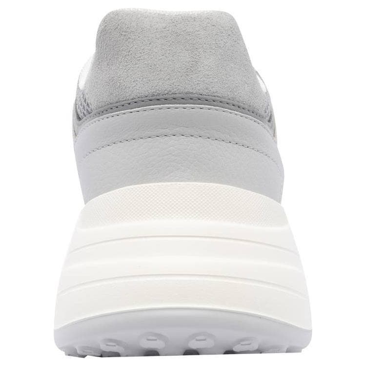 Кроссовки Hogan Suede Low Top Lace-Up Sneakers Gray White - изображение 5