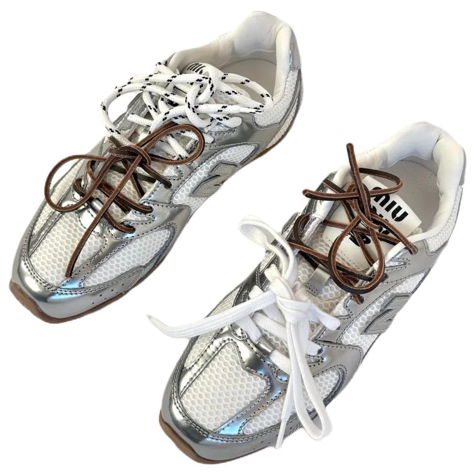 Кроссовки New Balance x MIU MIU 530 Silver - изображение 5