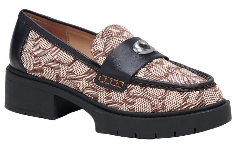 Лоферы COACH Leah Лоферы Женские Черный Умбра - изображение 3