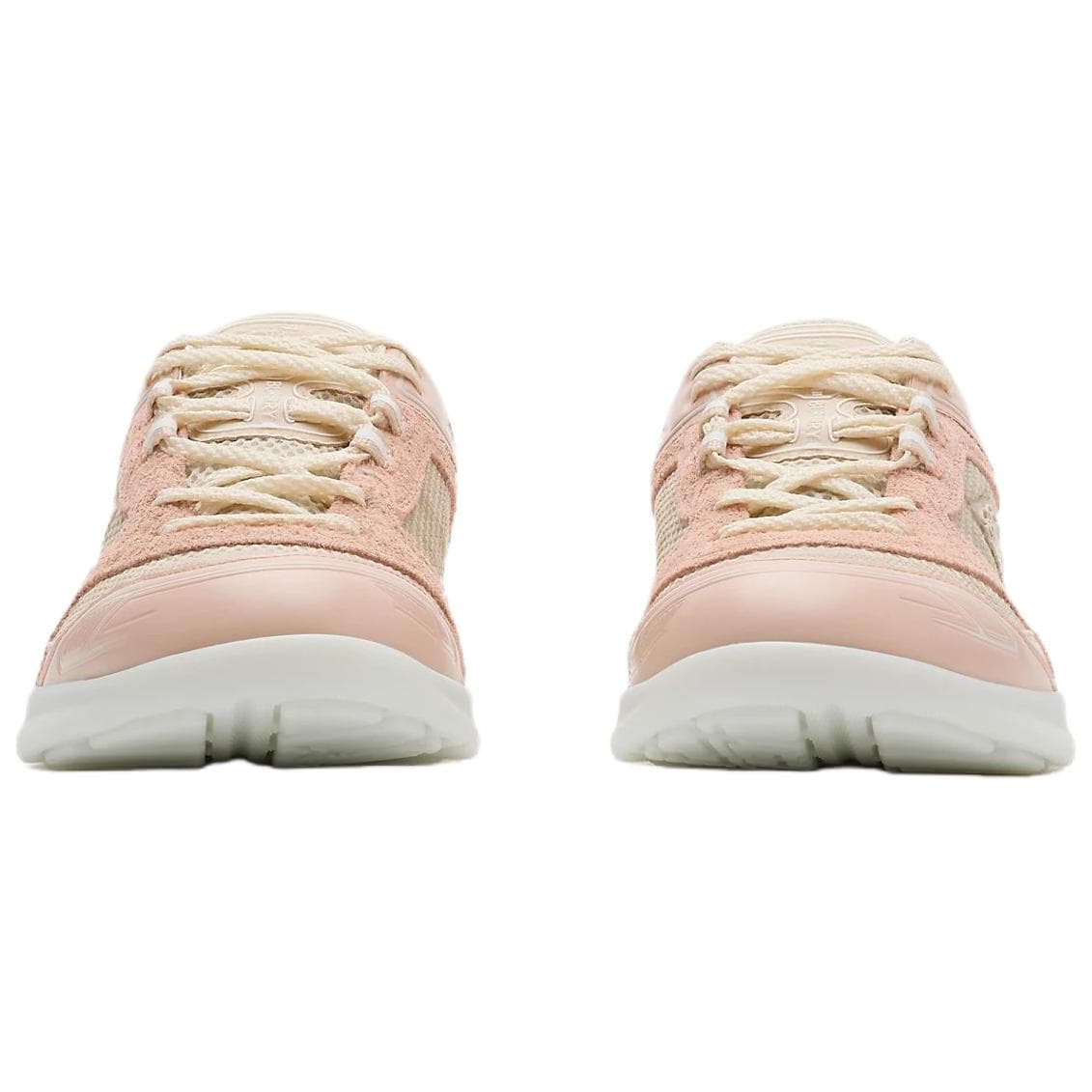Кроссовки Burberry Check Matrix Sport Low Top Повседневная обувь Женская Бежевый цвет - изображение 3