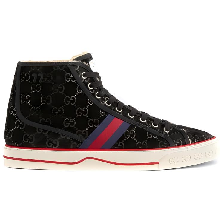 Кроссовки Gucci Tennis 1977 High Top Black - изображение 2