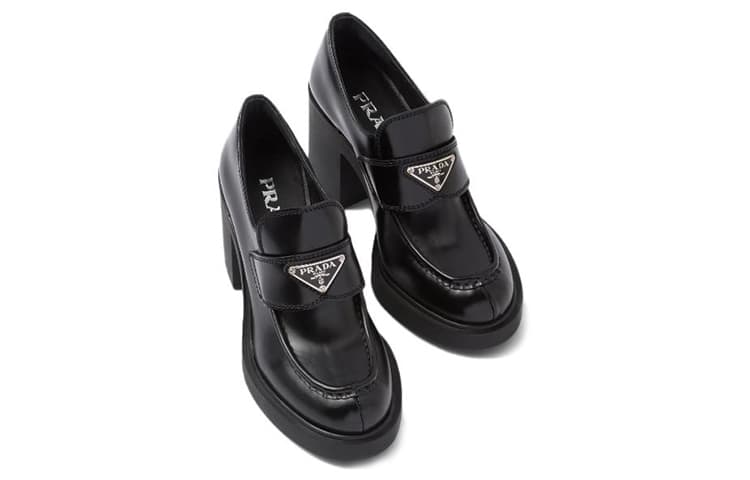 Туфли Prada Leather Loafers - изображение 5