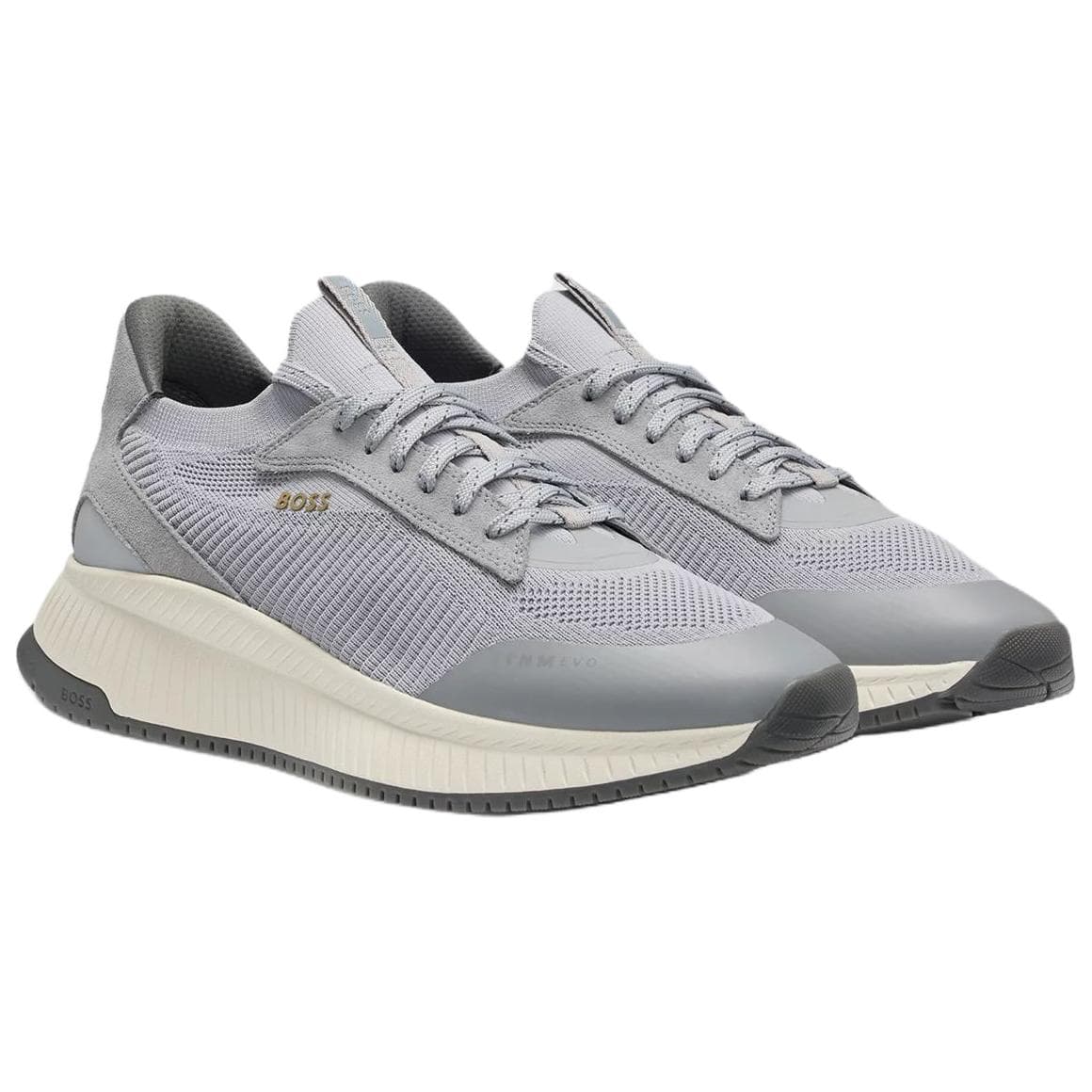 Кроссовки HUGO BOSS Ttnm Evo Low Топ Повседневная обувь Мужская Серый - изображение 3