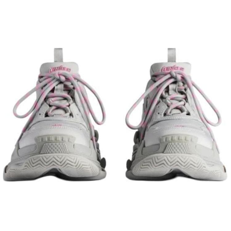 Кроссовки Balenciaga Triple S Sport Nylon Low Топ Толстая подошва Кроссовки Женские Серые - изображение 4