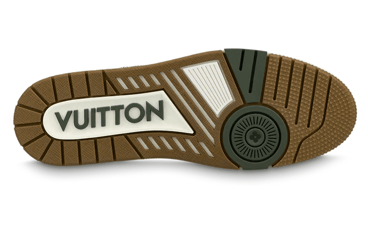 Кроссовки Louis Vuitton Trainer Khaki - изображение 5