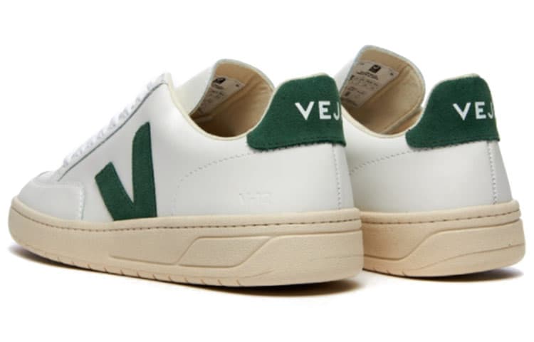 Кроссовки VEJA V-12 White Green - изображение 4