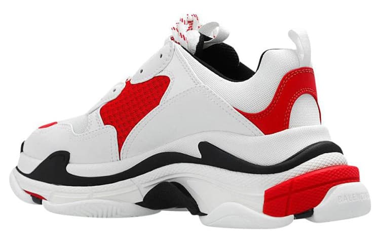 Кроссовки Balenciaga Triple S White Red - изображение 4