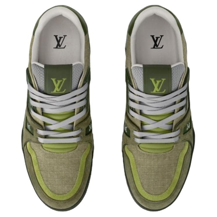 Кроссовки Louis Vuitton Trainer Low Green - изображение 4