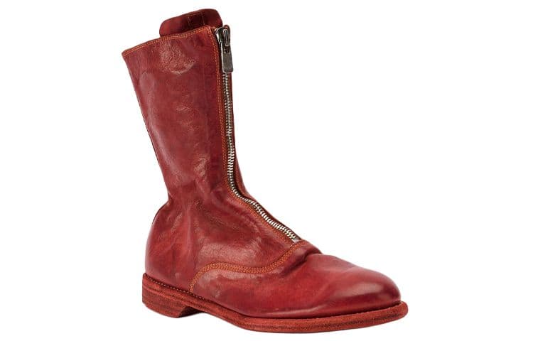 Сапоги Guidi Ankle Boots Brown Red - изображение 3