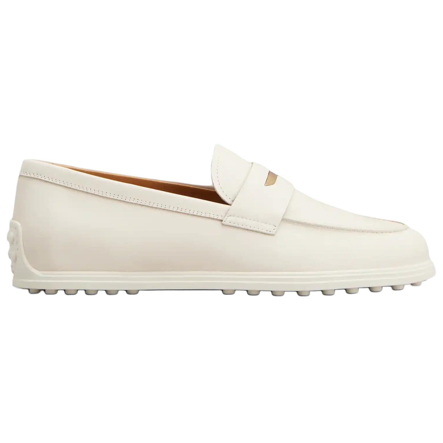 TOD'S Лоферы с резиновым покрытием Женские Белые - изображение 2