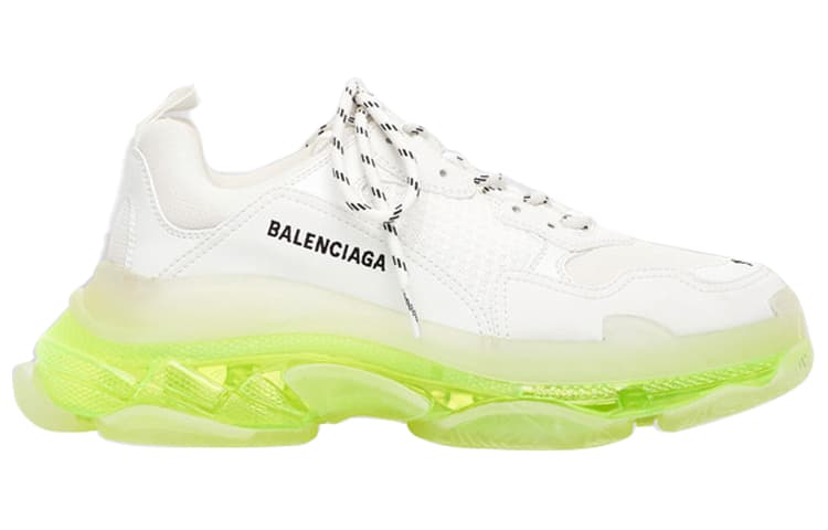 Кроссовки Balenciaga Triple S White Yellow - изображение 2