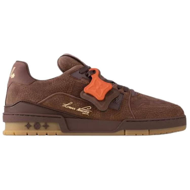 Кроссовки Louis Vuitton Trainer Low Deep Brown - изображение 2