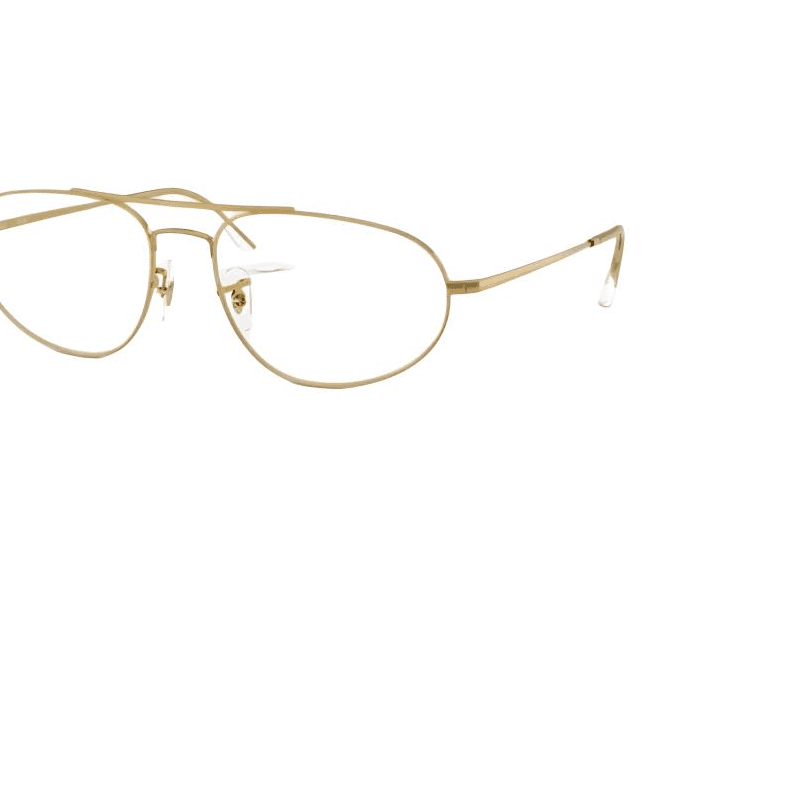 Оправа RayBan Металлические Очки с Диоптриями Унисекс Золото - изображение 5