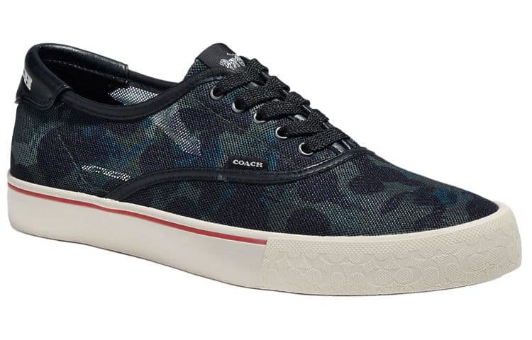 Кроссовки Coach Leather Low Top Sneakers Blue - изображение 3