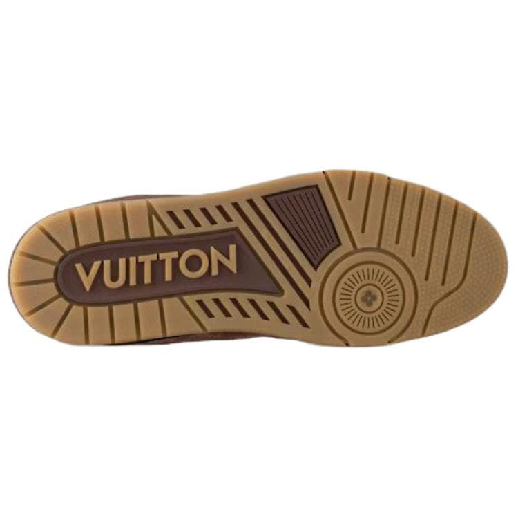 Кроссовки Louis Vuitton Trainer Low Deep Brown - изображение 5