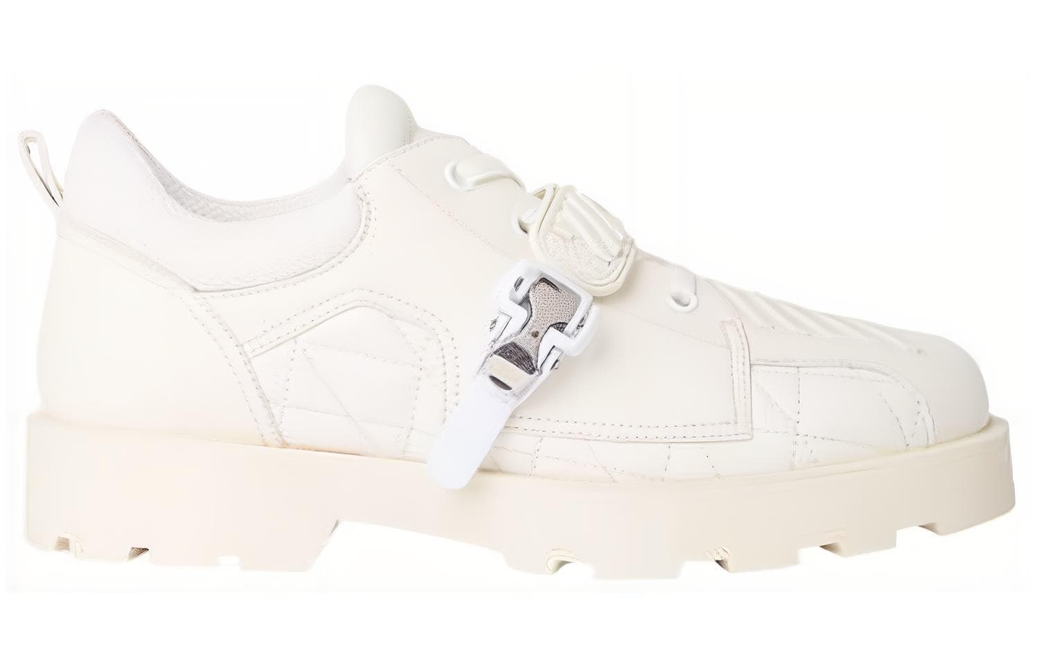 Кроссовки Gucci Leather Low-Top Sneakers White - изображение 2