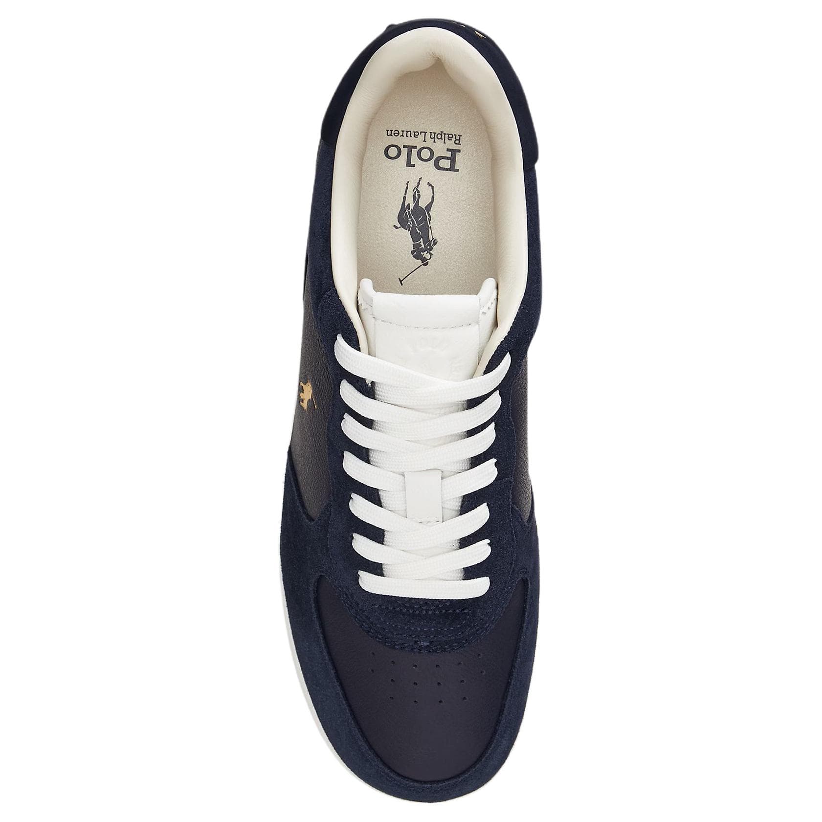 Кроссовки Polo Ralph Lauren Masters Корт Кожа Замша Низкие Кеды Скейтборд Обувь Мужская Синяя - изображение 4