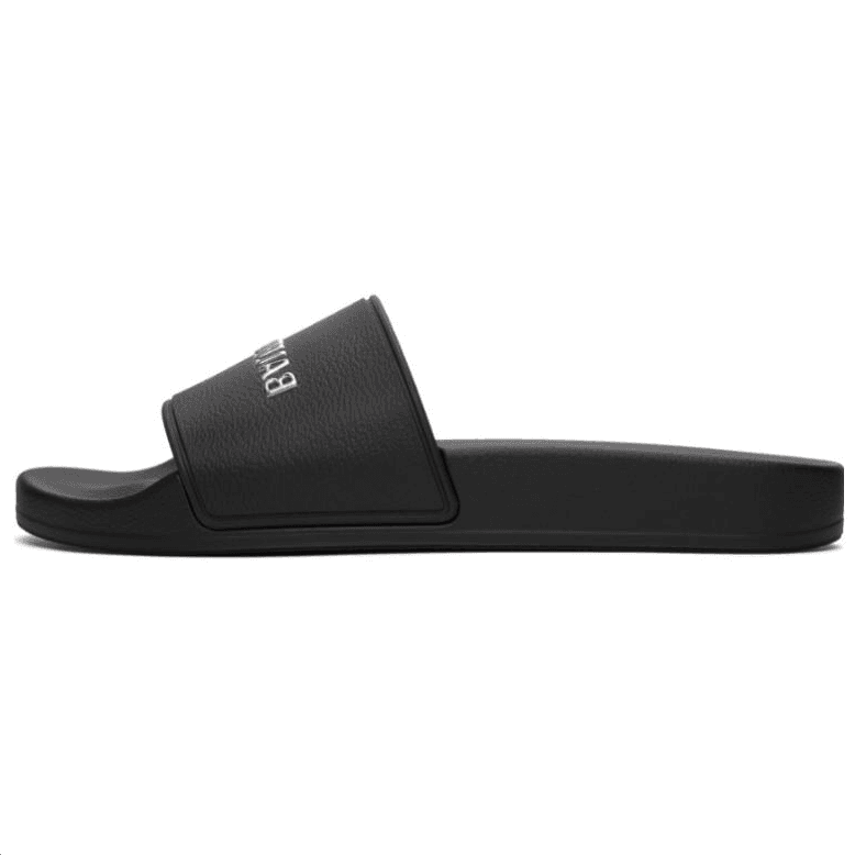 Сандалии Balenciaga Pool Slide Тапочки Женские Черные - изображение 1
