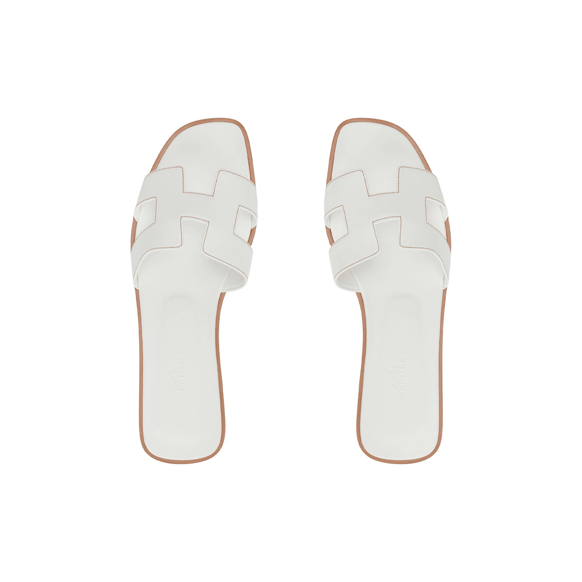 Сандалии Hermes Oran White - изображение 3
