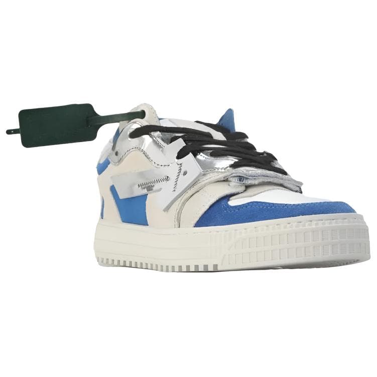 Кроссовки OFF-WHITE Off-Court 3,0 Замша Круглый носок На шнурках Стрелка Низкие кроссовки Мужские Синий - изображение 3
