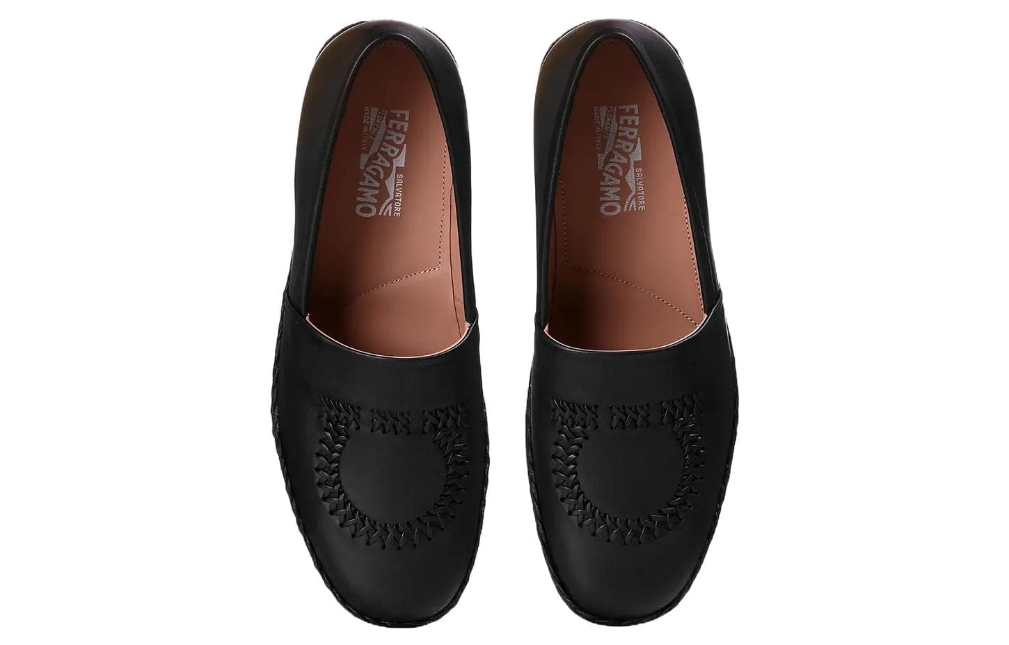 Ferragamo Мужская кожа повседневная обувь черная - изображение 5