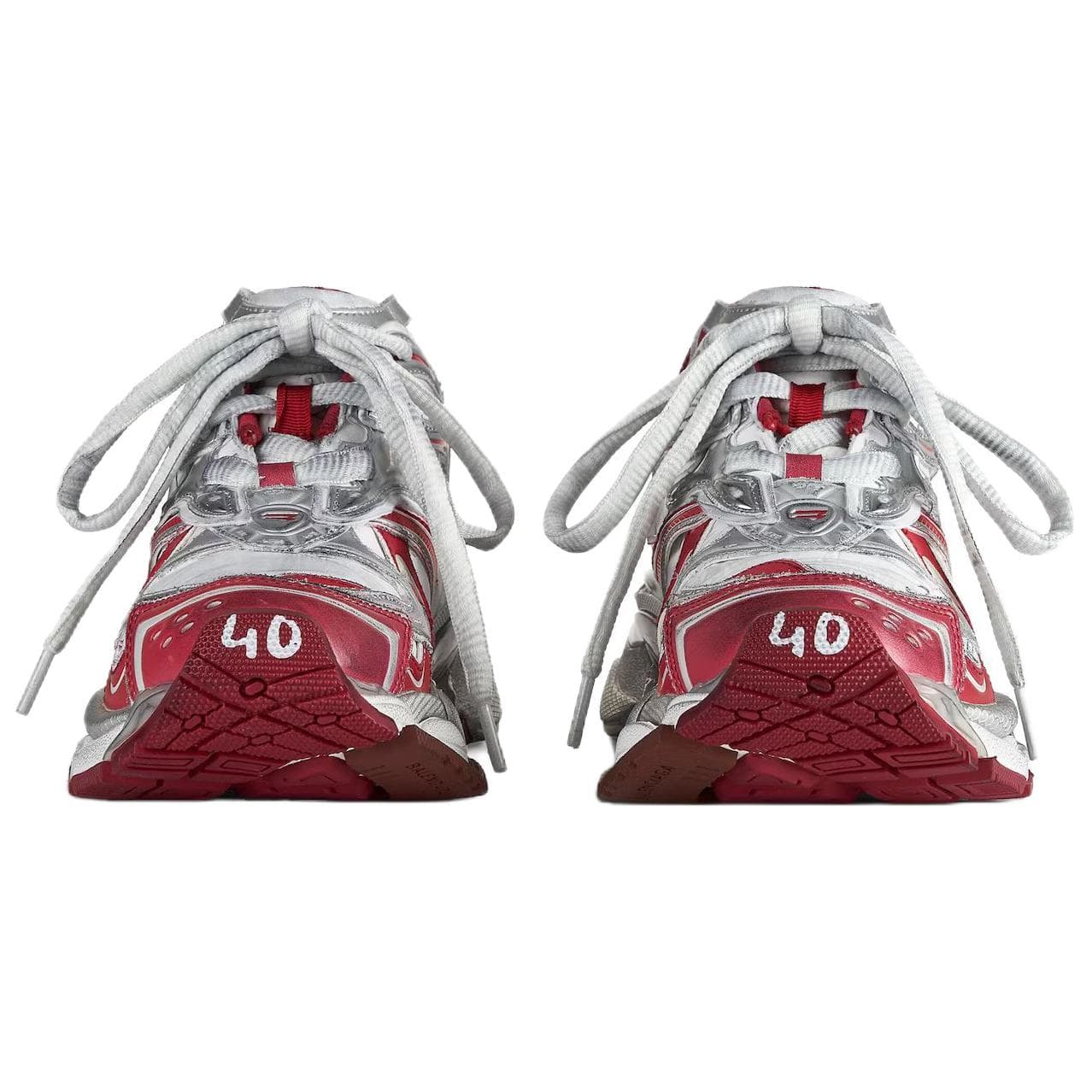 Кроссовки Balenciaga Runner2,0 Low Топ Толстая подошва Кроссовки Мужские Красные - изображение 4