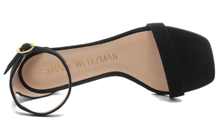 Туфли Stuart Weitzman Sw Искусственная замша грубый каблук высокие каблуки женские - изображение 5