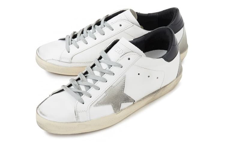 Кроссовки Golden Goose Super-Star Black Heel Gray Star - изображение 3