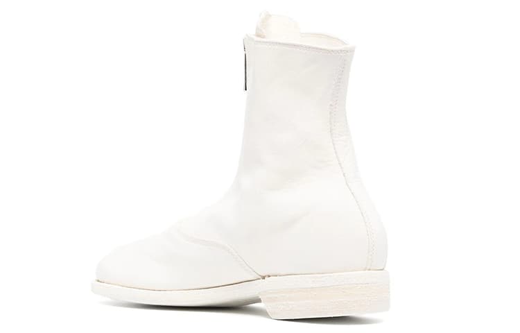 Сапоги GUIDI Zipper Ankle Boots White - изображение 4
