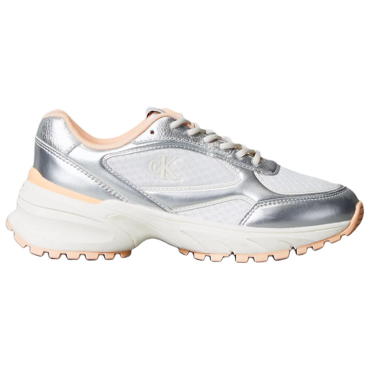 Кроссовки Calvin Klein Trailblazer Low Casual Обувь Женская Серебряная - изображение 2
