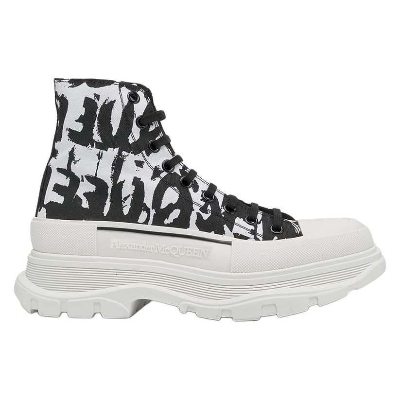 Ботинки Alexander McQueen Tread Slick Graffiti White - изображение 2