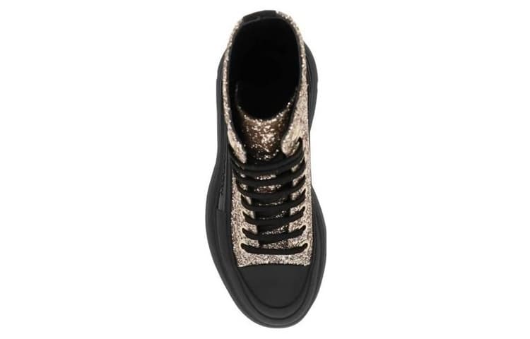 Ботинки Alexander McQueen Tread Slick Gold - изображение 3