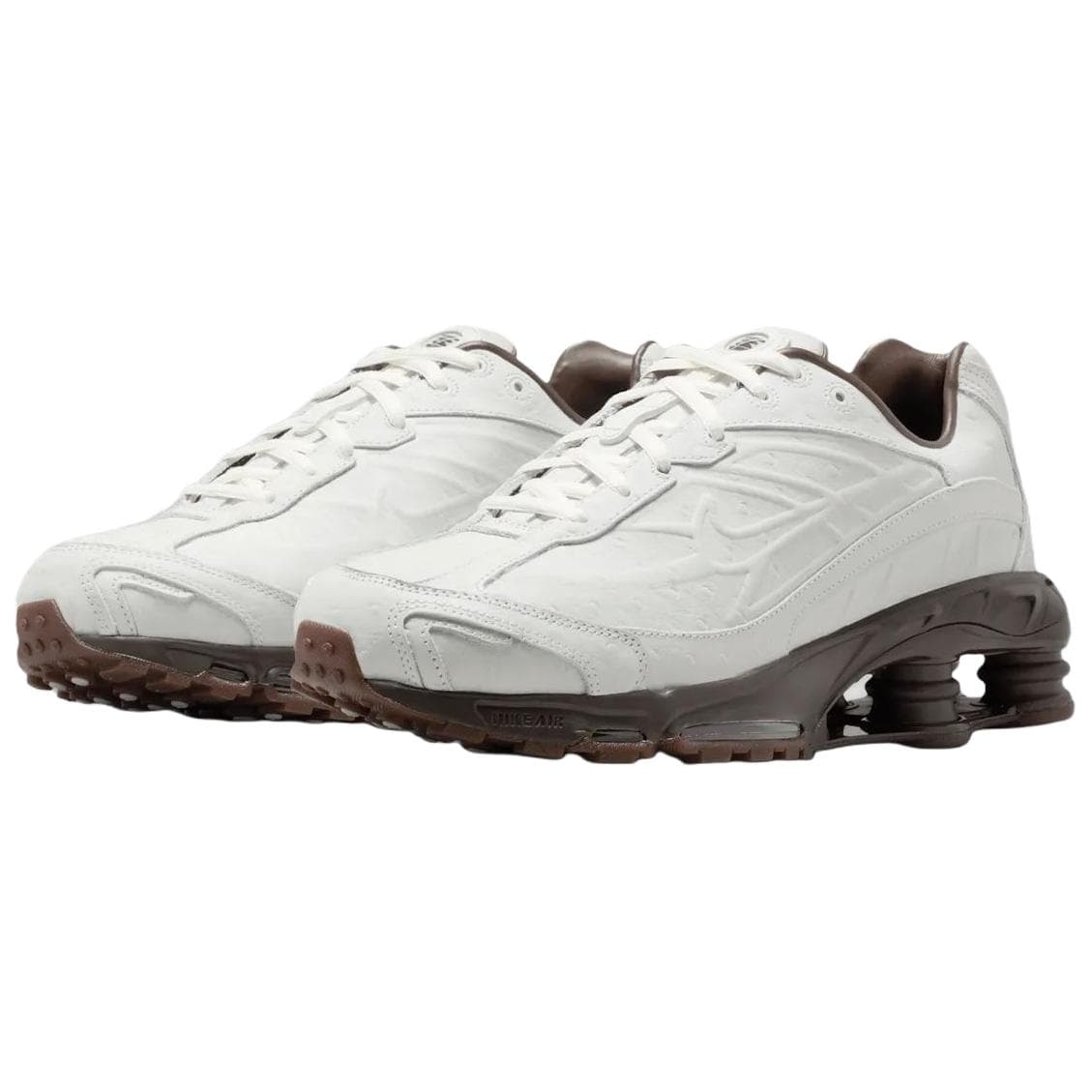 Кроссовки для бега Nike Shox Ride 2 Поддержка Отскок Поддержка Отскок Повседневные Беговые Кроссовки Мужские Белый Коричневый - изображение 2