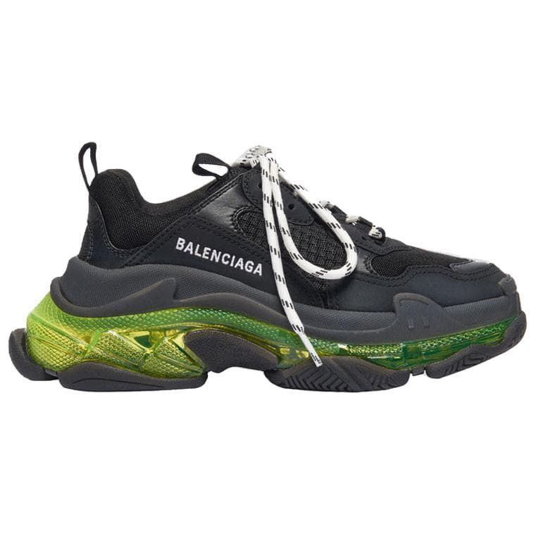 Кроссовки Balenciaga Triple S Black Green - изображение 2