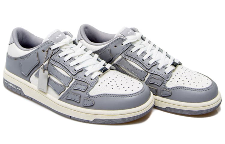 Кроссовки AMIRI Skel-Top Low White Grey - изображение 3