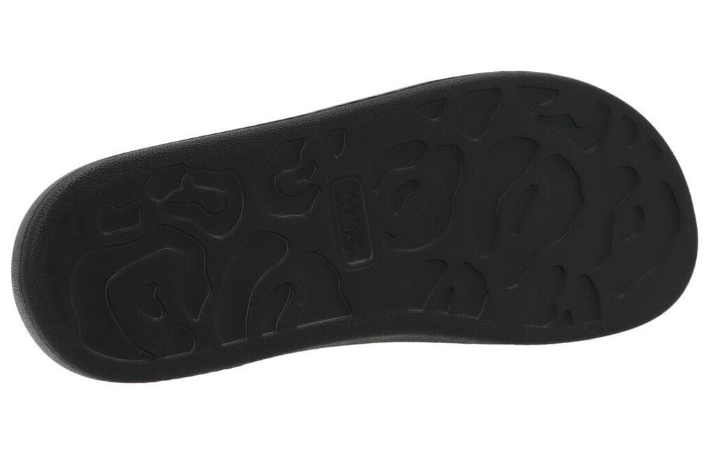 Сандалии Alexander McQueen Hybrid Rubber Slide Sandals Black - изображение 5