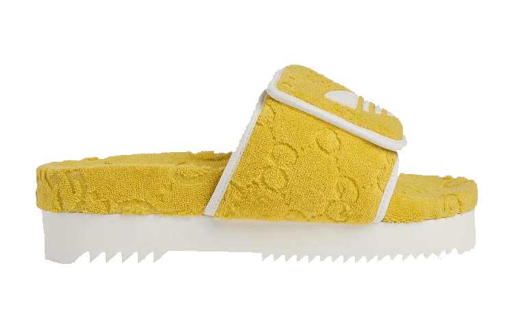 Сандалии Gucci GG Yellow Slides - изображение 5