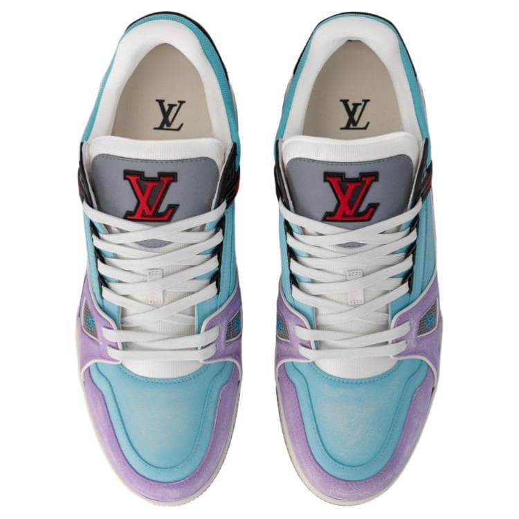 Кроссовки LOUIS VUITTON Trainer Blue Purple - изображение 3