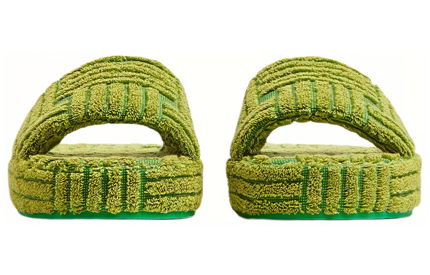 Сандалии Bottega Veneta Resort Sponge Slides Green - изображение 2