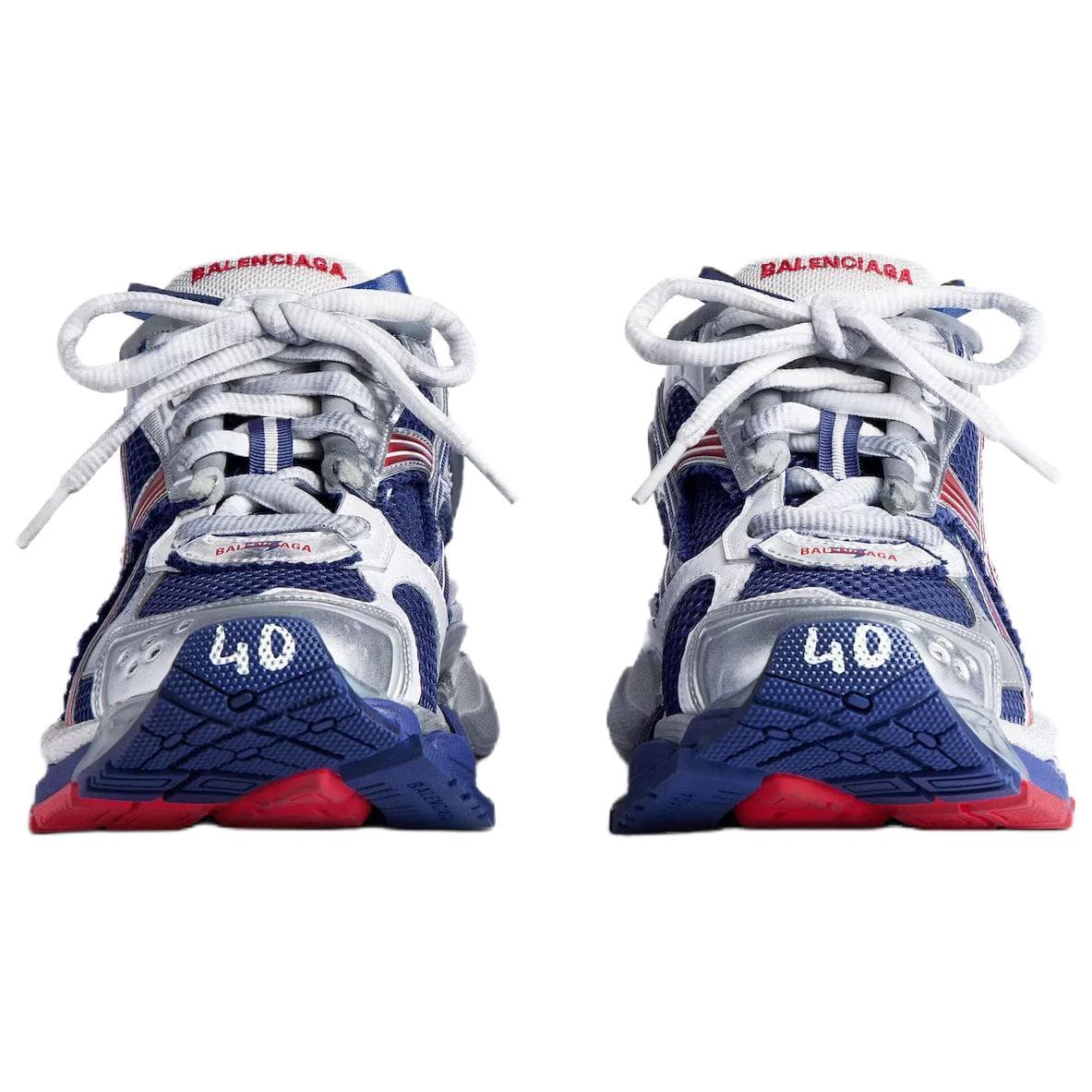 Кроссовки Balenciaga Runner Градиентные Низкие Кроссовки Мужские Темно-Синие - изображение 5