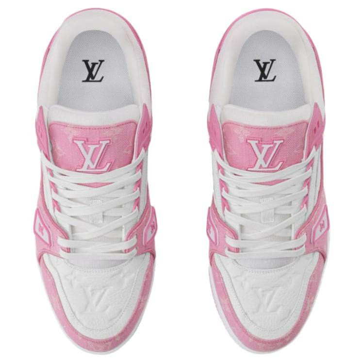Кроссовки Louis Vuitton Trainer Pink - изображение 4