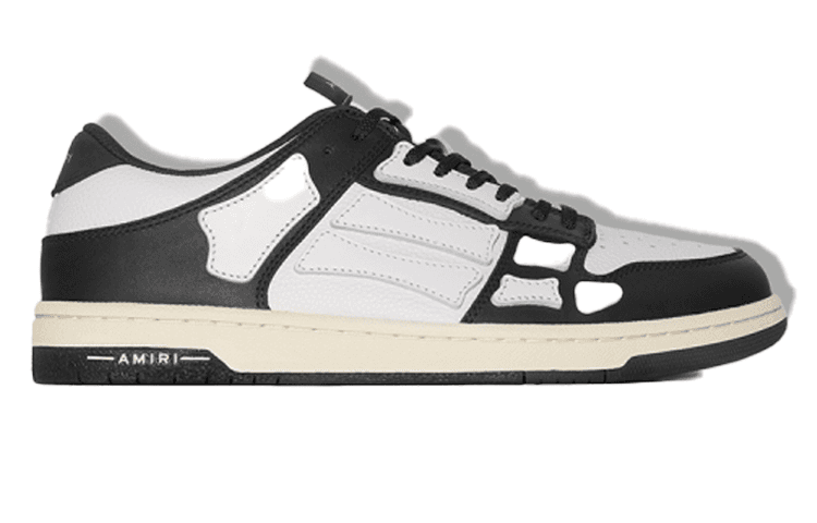 Кроссовки AMIRI Bone Low Top White Black - изображение 2