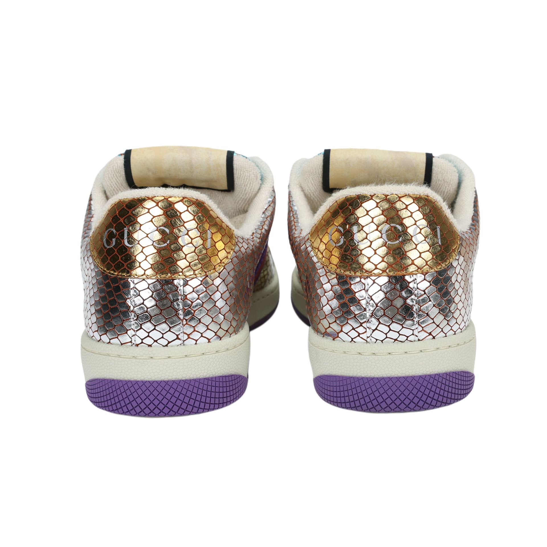 Кроссовки Gucci Screener Silver Purple - изображение 4