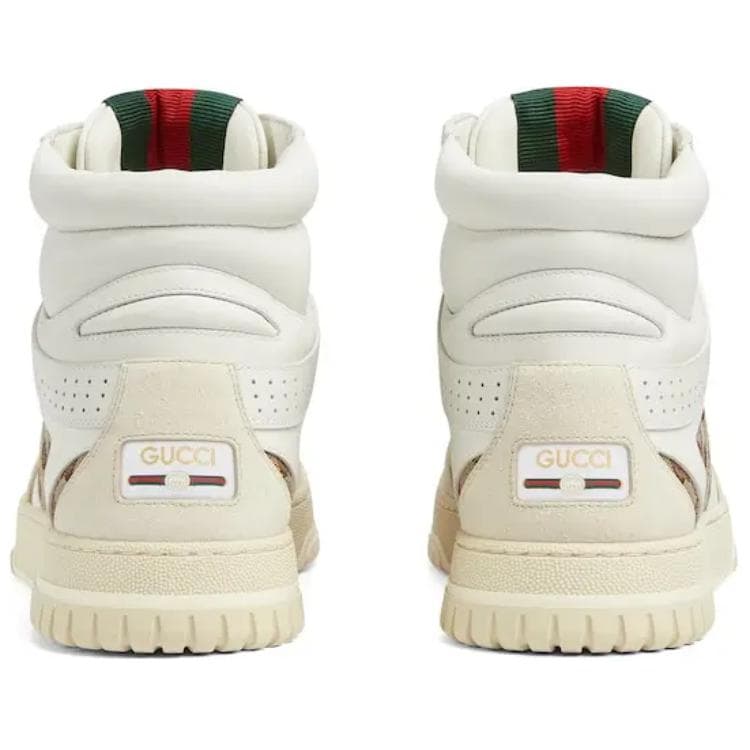 Кроссовки Gucci Re-Web High Top Brown - изображение 5
