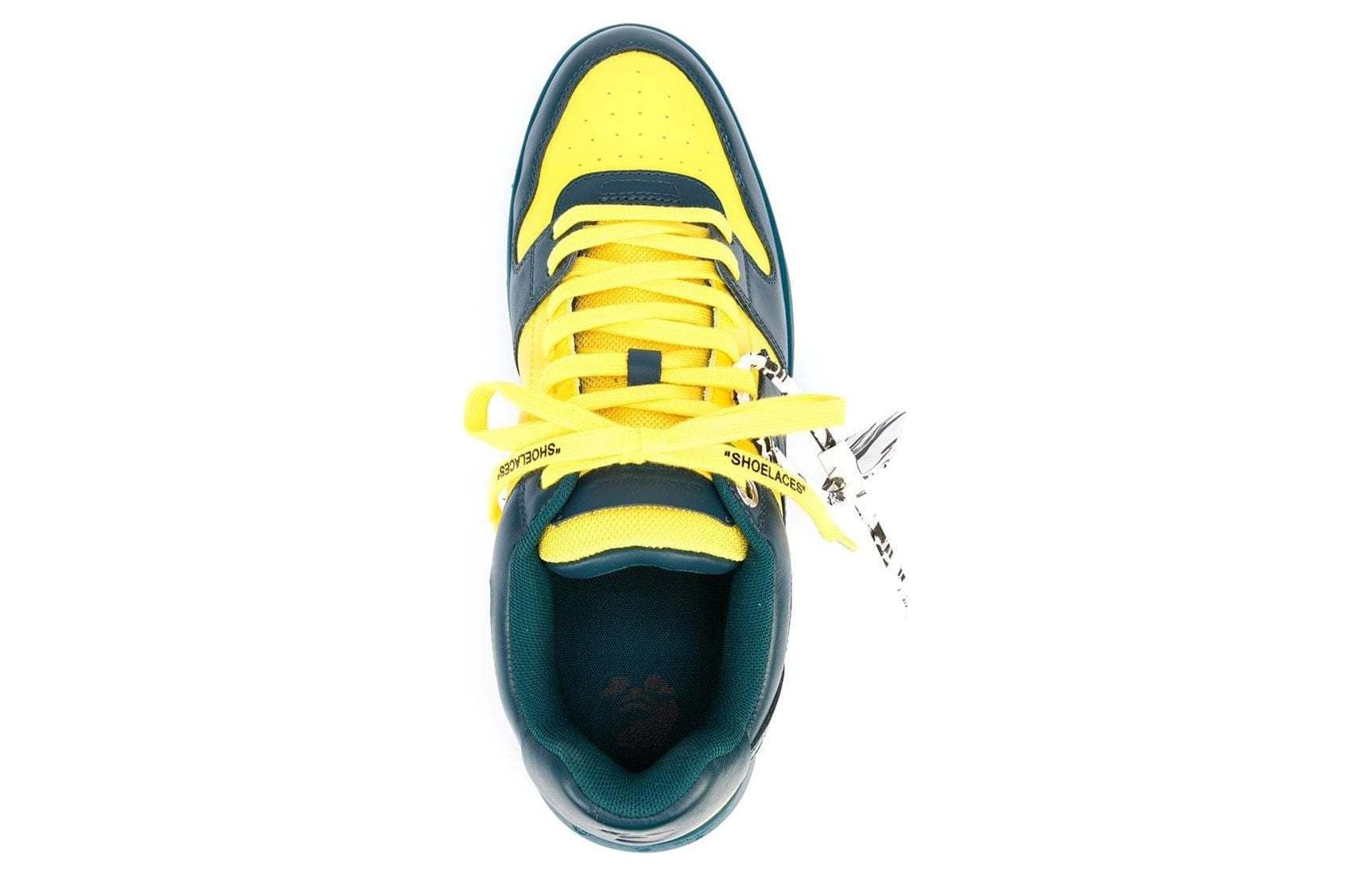 Кроссовки OFF-WHITE Out Of Office Yellow Blue - изображение 5