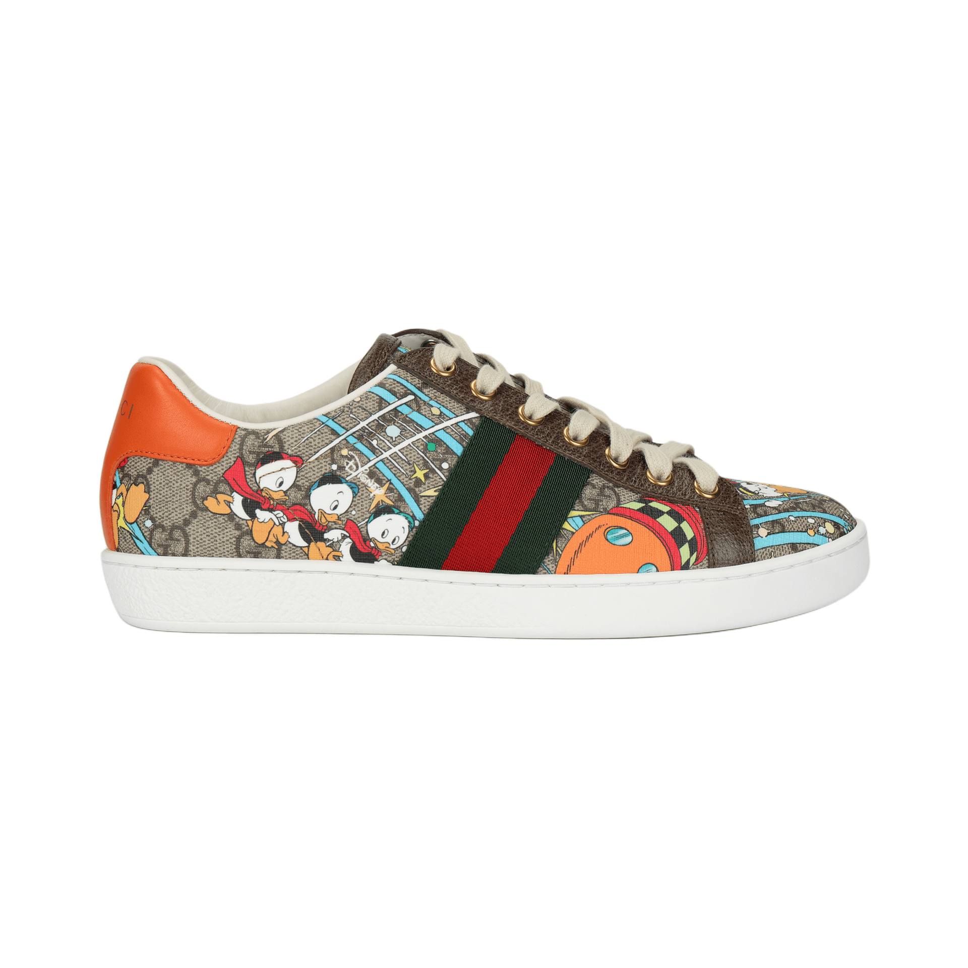 Кроссовки GUCCI ACE Donald Duck Print - изображение 2