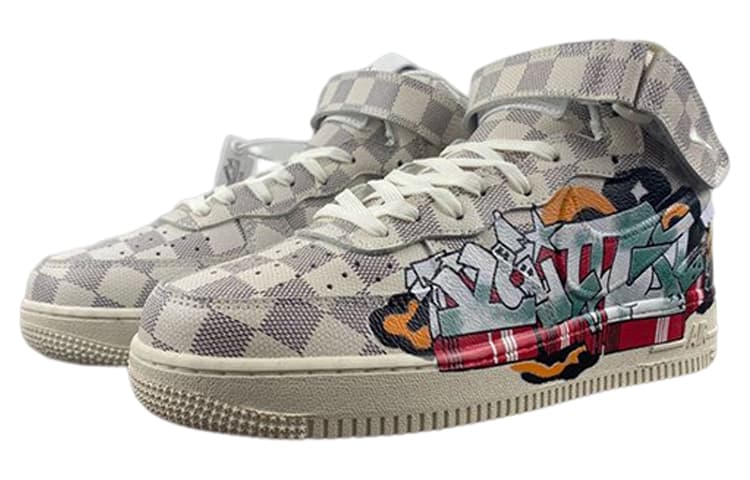 Кроссовки Nike x Louis Vuitton Air Force 1 Mid - изображение 3