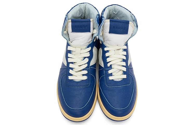 Кроссовки RHUDE High Top Blue White - изображение 3