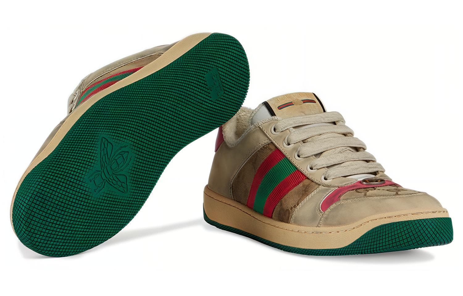 Кроссовки Gucci Screener Leather Sneaker - изображение 5