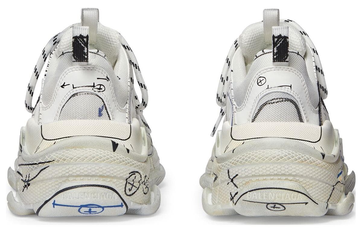 Кроссовки Balenciaga Triple S White - изображение 5